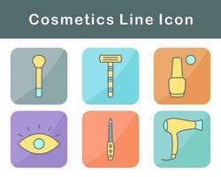 productos cosméticos vector icono conjunto