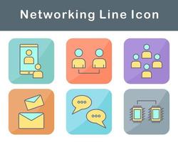 Networking Vector Icon Set