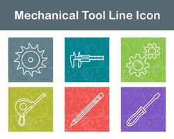 Mechanical Tool Vector Icon Set