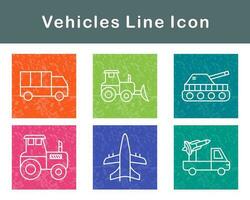 Vehicles Vector Icon Set