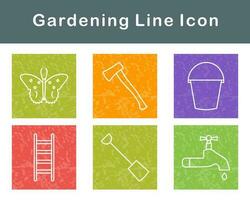 jardinería vector icono conjunto