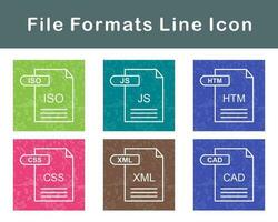 File Formats Vector Icon Set