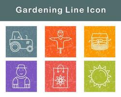 jardinería vector icono conjunto