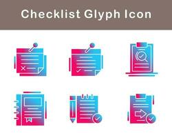 Checklist Vector Icon Set