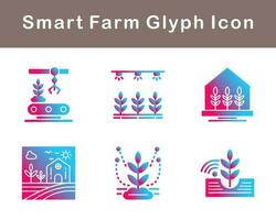 Smart Farm Vector Icon Set