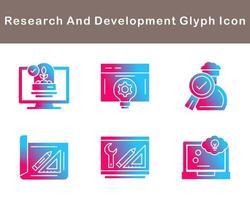 Research And Development Vector Icon Set