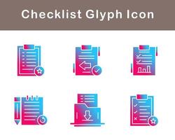 Checklist Vector Icon Set