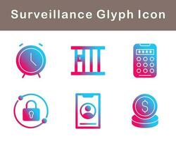 Surveillance Vector Icon Set