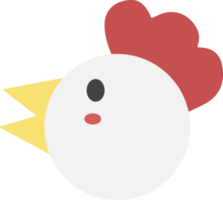 chicken face, cartoon animal png