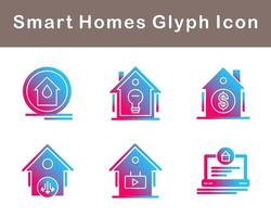 Smart Homes Vector Icon Set