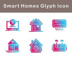 Smart Homes Vector Icon Set