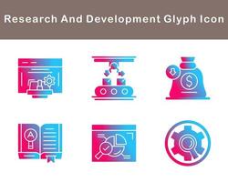 Research And Development Vector Icon Set