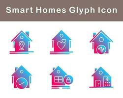 Smart Homes Vector Icon Set