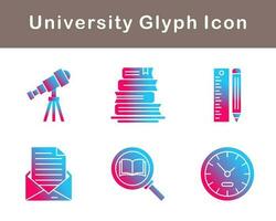 university Vector Icon Set