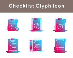 Checklist Vector Icon Set