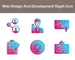 Web Design And Development Vector Icon Set