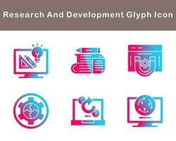 Research And Development Vector Icon Set