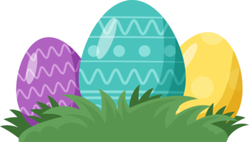 Pasqua elemento icona illustrazione con decorativo uova. png