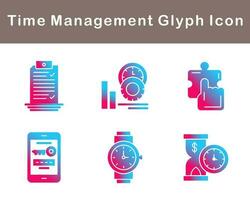 Time Management Vector Icon Set