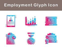 Employment Vector Icon Set