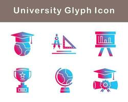 university Vector Icon Set