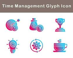 Time Management Vector Icon Set