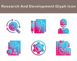 Research And Development Vector Icon Set