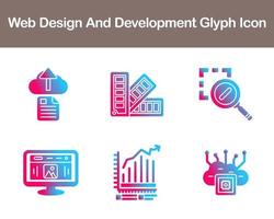 Web Design And Development Vector Icon Set