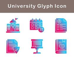 university Vector Icon Set