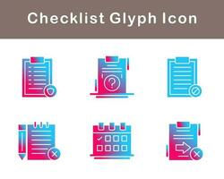 Checklist Vector Icon Set