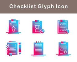 Checklist Vector Icon Set