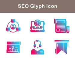 seo vector icono conjunto