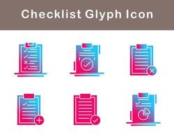 Checklist Vector Icon Set