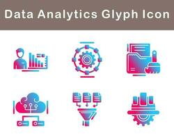 Data Analytics Vector Icon Set