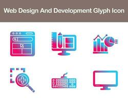 Web Design And Development Vector Icon Set