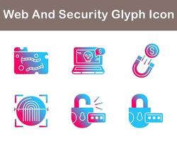 Web And Security Vector Icon Set