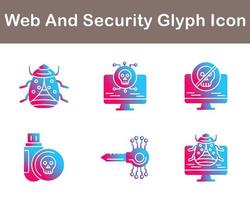 Web And Security Vector Icon Set