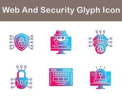 Web And Security Vector Icon Set