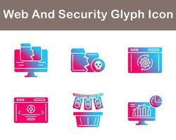 Web And Security Vector Icon Set