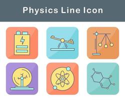 Physics Vector Icon Set