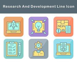 Research And Development Vector Icon Set