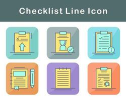 Checklist Vector Icon Set