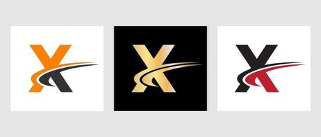 Initial Monogram Letter X Logo Design. X Logotype Template vector