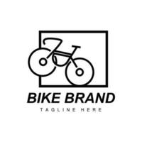 Bicycle Logo, Vehicle Vector, Bicycle Silhouette Icon, Simple Design Inspiration vector