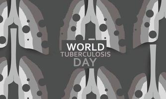 World Tuberculosis Day. Holiday concept. Template for background, banner, card, poster vector