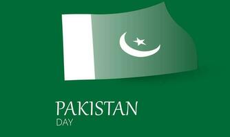 Pakistan Resolution Day. Background Design. Greeting Card, Banner, Poster. vector