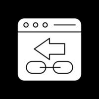 Backlink Vector Icon Design