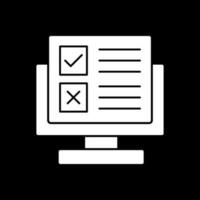 Online Survey Vector Icon Design