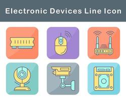 electrónico dispositivos vector icono conjunto