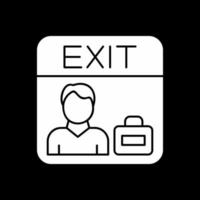 Exit Interview Vector Icon Design